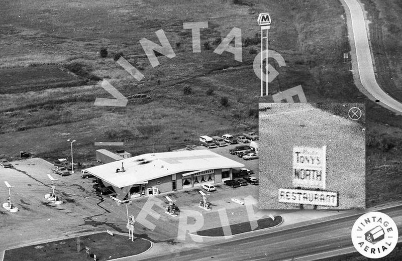 Tonys North Restaurant (Standish Truck Stop) - 1982 Aerial